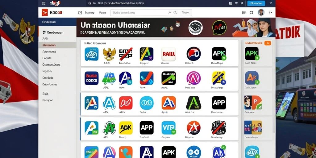 Tampilan awal yang menarik dan user-friendly.