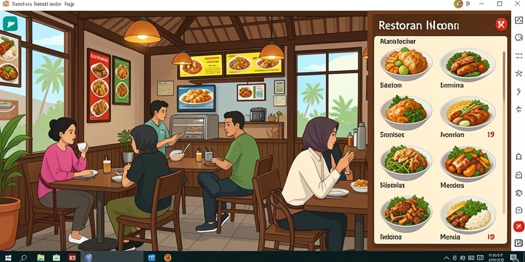Tampilan antarmuka yang menarik dan mudah digunakan.