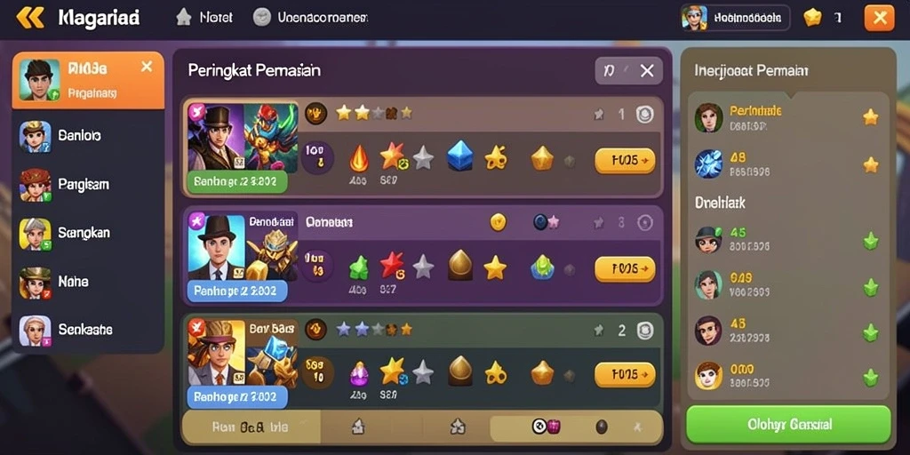 Tangkapan layar dari gameplay yang seru.