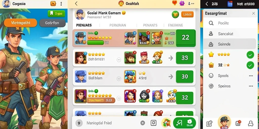 Tampilan antarmuka HOMETOGEL yang menarik.