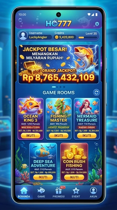 Pratinjau antarmuka ho777 — aplikasi APK resmi Android v1.6.4
